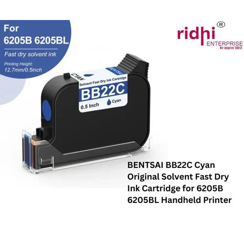 Bentsai Bb22C Cyan मूल सॉल्वेंट तेज़ सूखने वाला इंक कार्ट्रिज
