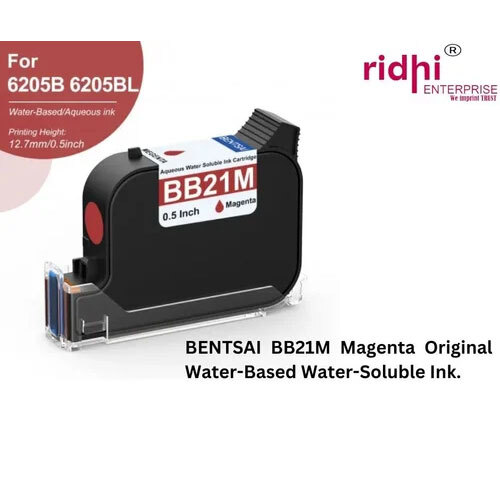 BENTSAI BB22M Magenta Original Solvent Fast Dry Ink Cartridge