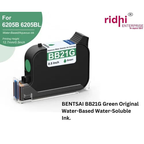 BENTSAI BB22G Green Original Solvent Fast Dry Ink Cartridge