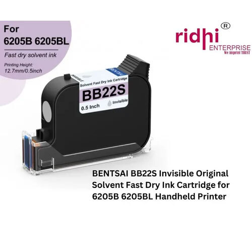 Bentsai- Bb22S Invisible Originale Solvent Fast Dry Ink Cartridge