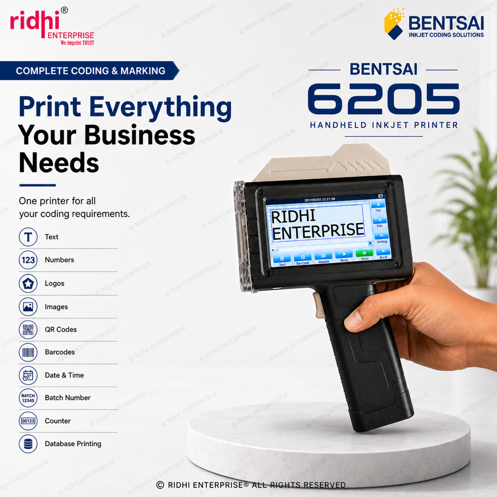 Original Bentsai Handheld Inkjet Printer - Automatic Grade: Semi-Automatic