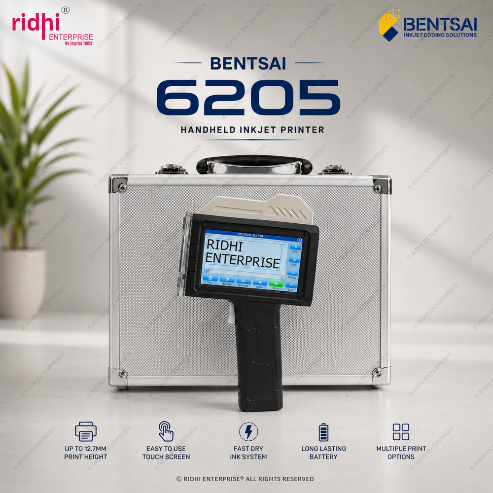 Bentsai 6205 Handheld 12.7 Mm Printer, 300Dpi - Automatic Grade: Semi-Automatic