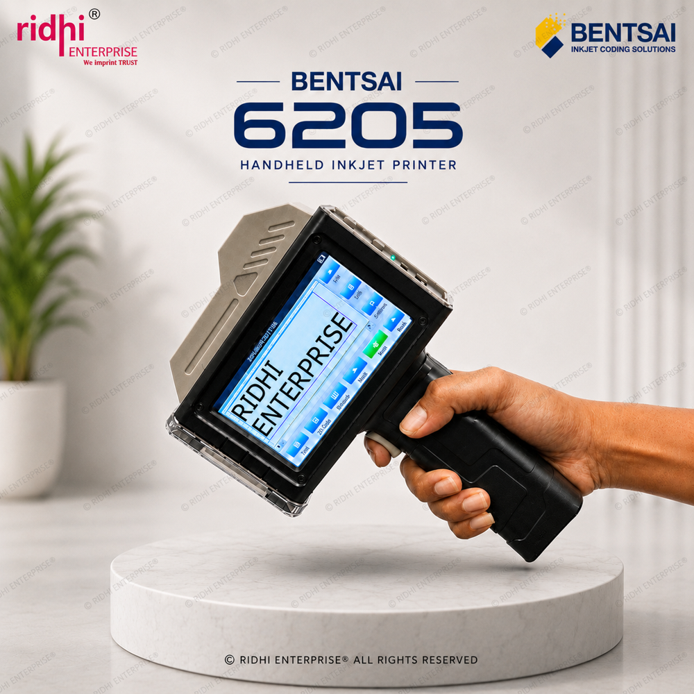 Ridhi Bentsai 6205 Handheld Inkjet Printer - Automatic Grade: Semi-Automatic