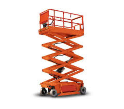 Scissor Lift Rental Services - Steel, 4x4 ft Platform, 10-20 ft Height, 500-1000 lbs Capacity | Electric/Hydraulic Power, Multiple Safety Features