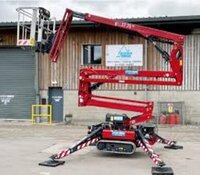 Cherry Picker Spider Boom Lift Rental Services - 27m Working Height, 12m Horizontal Reach, Diesel Powered | 230kg Platform Capacity, Tracked Drive Type