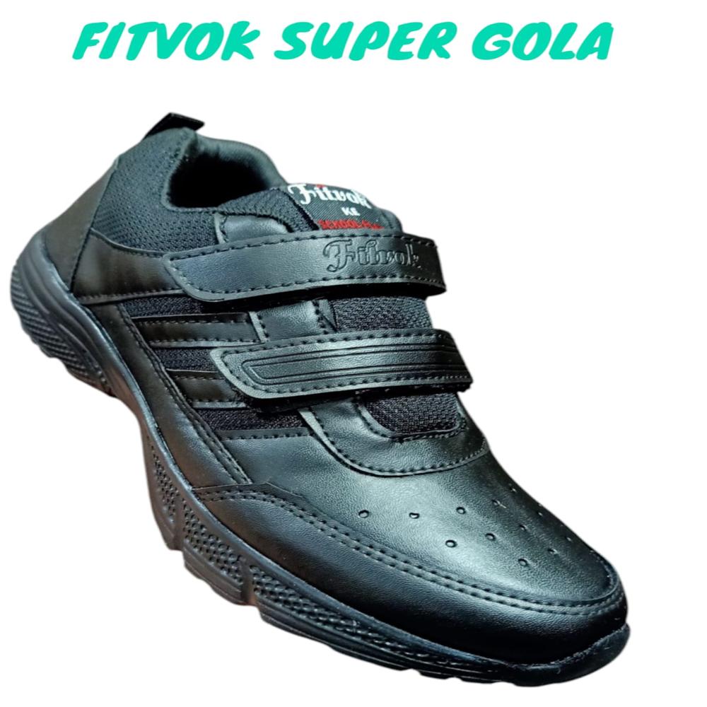 School Shoes - EVA Insole, PVC Outsole, Available in All Sizes | Classic Black, Flat Heel, Non-Toxic, Quick Dry, Washable, Timeless Design