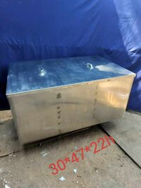 Stainless Steel Grease Trap - 50 Liter/day Capacity | Semi-automatic Grease Interceptor For Efficient Wastewater Management