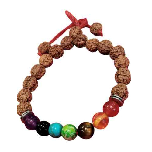 7 Chakra Rudraksha Bracelet - Gender: Unisex