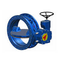 Butterfly Valve - Color: Blue Paint Coated