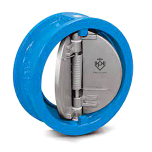 Dual Plate Check Valve - Color: Silver