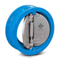 Dual Plate Check Valve - Color: Silver