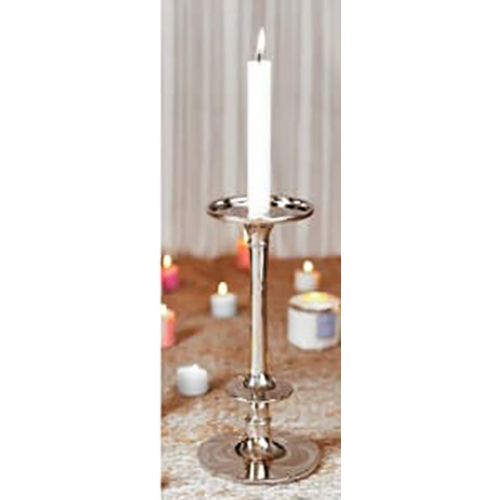 Aluminium Candle Stand - Color: Golden