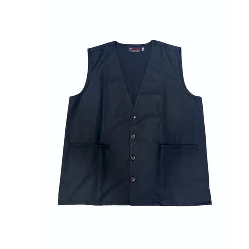 Ladies Cotton Waistcoats - Color: Black