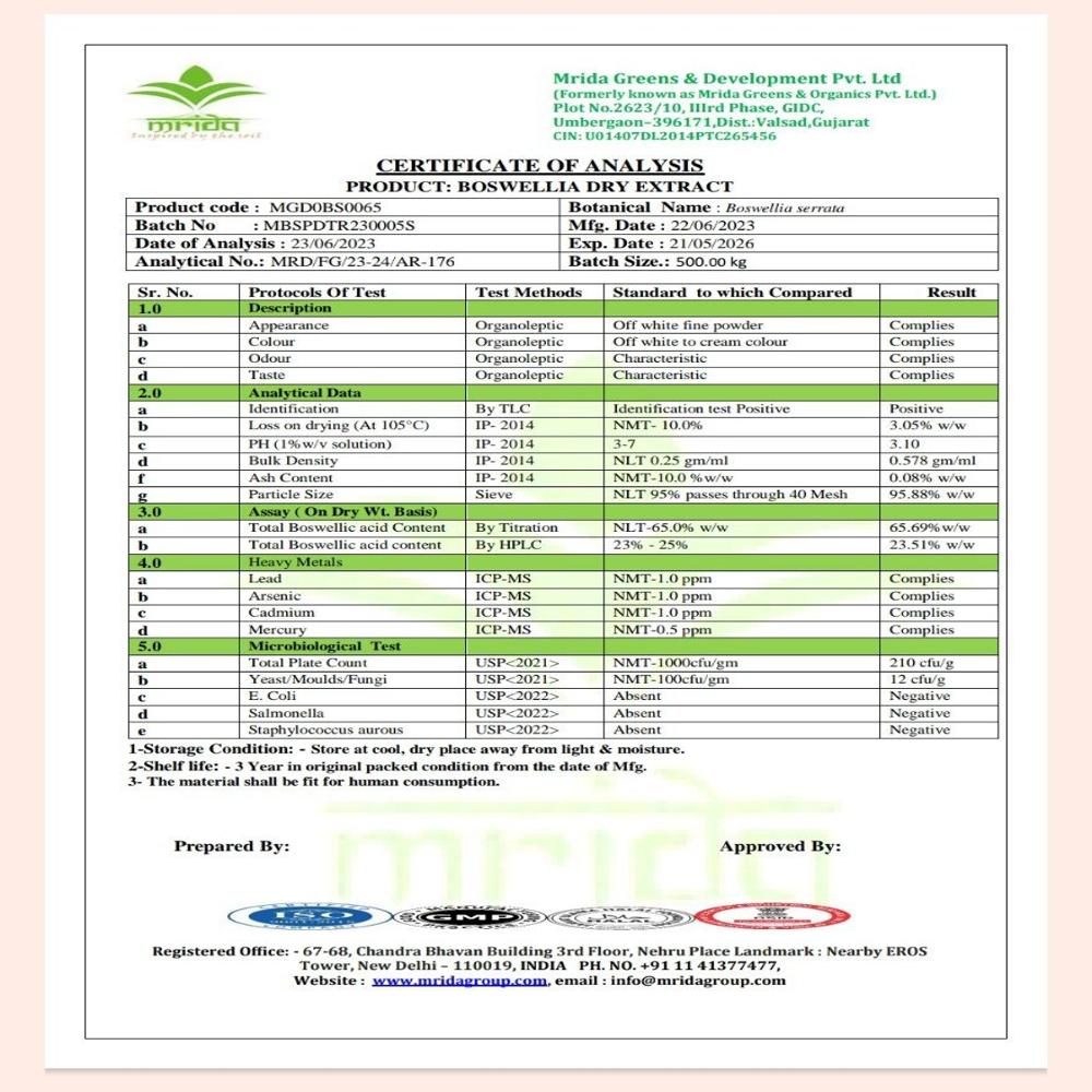 Salai Guggul Dry Extract