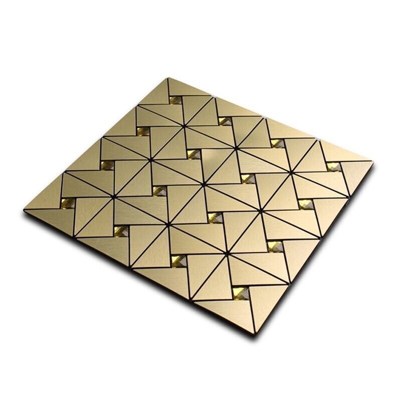 GOLD MOSAIC SELF ADHESIVE WALL PANEL
