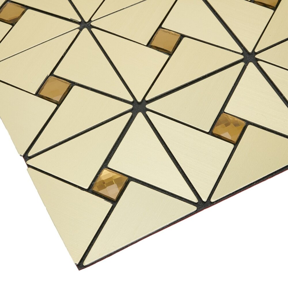 GOLD MOSAIC SELF ADHESIVE WALL PANEL