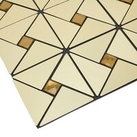 GOLD MOSAIC SELF ADHESIVE WALL PANEL