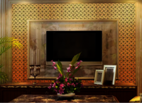 GOLD MOSAIC SELF ADHESIVE WALL PANEL