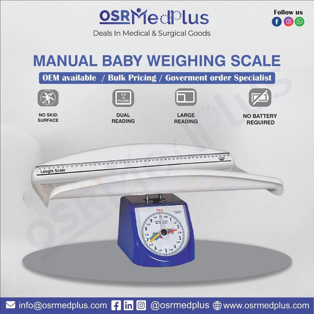 Manual Baby Weighing Scale - Capacity Range: 20 Kilograms (Kg)