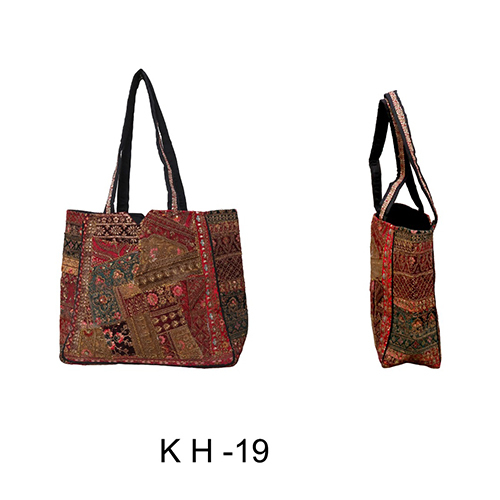 Kh-19 Handicraft Shoulder Bag - Color: Multi Colour