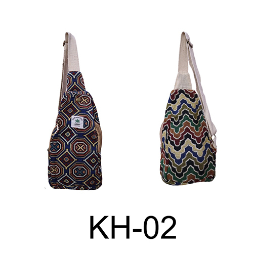 Kh-02 Hemp Money Belt - Color: Multi Colour