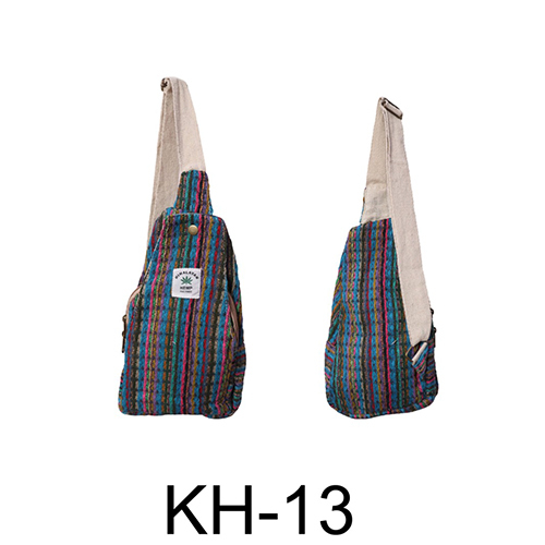 Kh-13 Hemp Chest Bag - Color: Multi Colour