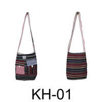 Kh-01 Hemp Shoulder Bag - Color: Multi Colour