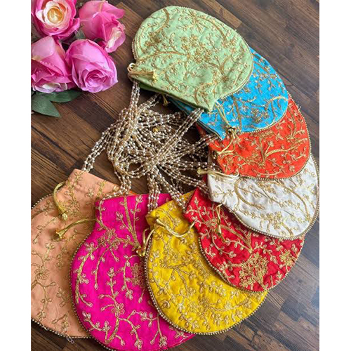 Kh-25 Potli Bag - Color: Multi Colour