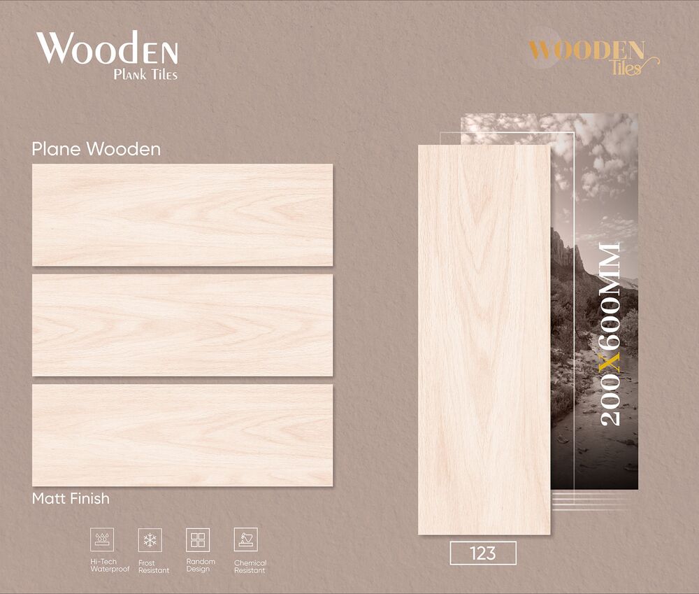 Porcelain Wooden Texture Tiles