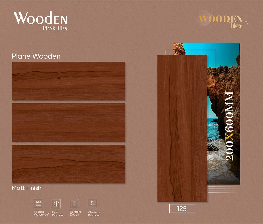 Porcelain Wooden Texture Tiles