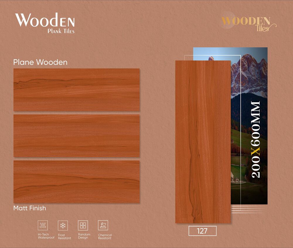 Porcelain Wooden Texture Tiles