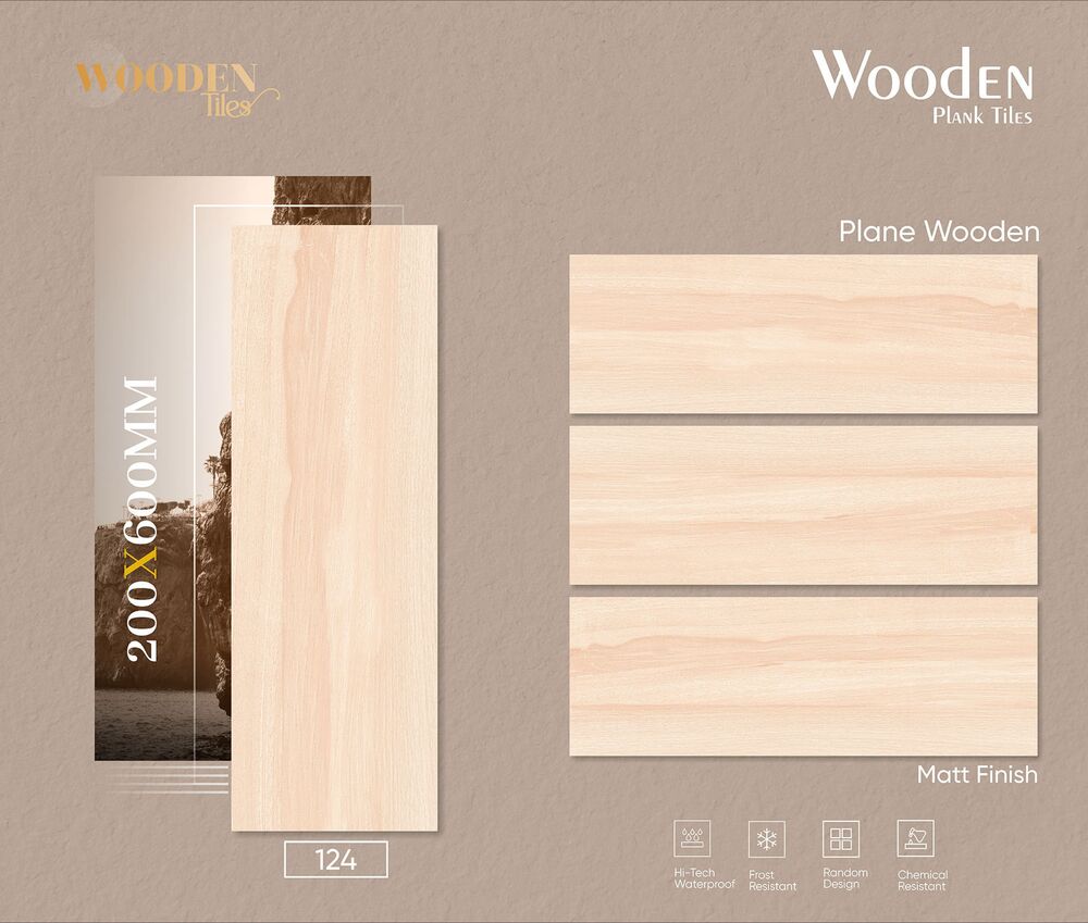 Porcelain Wooden Texture Tiles