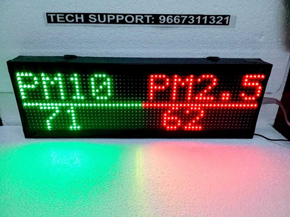 Air Quality Display System with ( PM2.5 and PM10 )