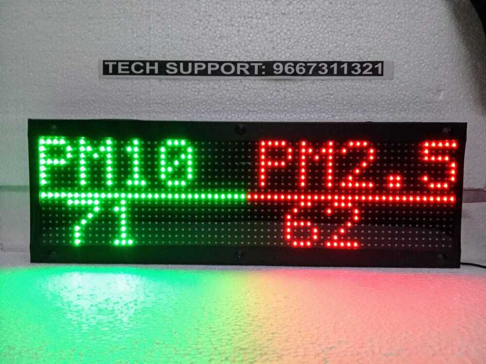 Air Quality Display System With ( Pm2.5 And Pm10 )