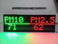 Air Quality Display System with ( PM2.5 and PM10 )