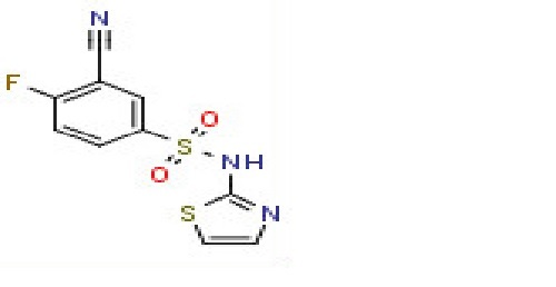 3-Cyano-4-fluoro-n-(thiazol-2-yl) benzenesulfonamide
