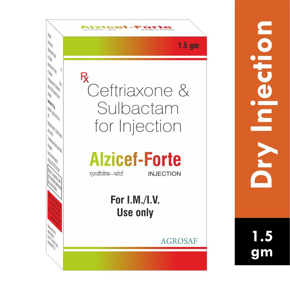 Alzicef Forte 1.5gm Injection - Physical Form: Liquid