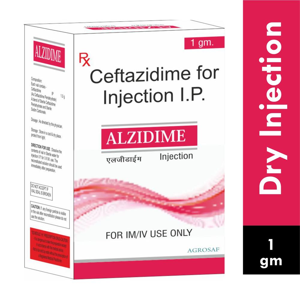 ALZIDIME  1g INJECTION - Ceftazidime (1000mg)