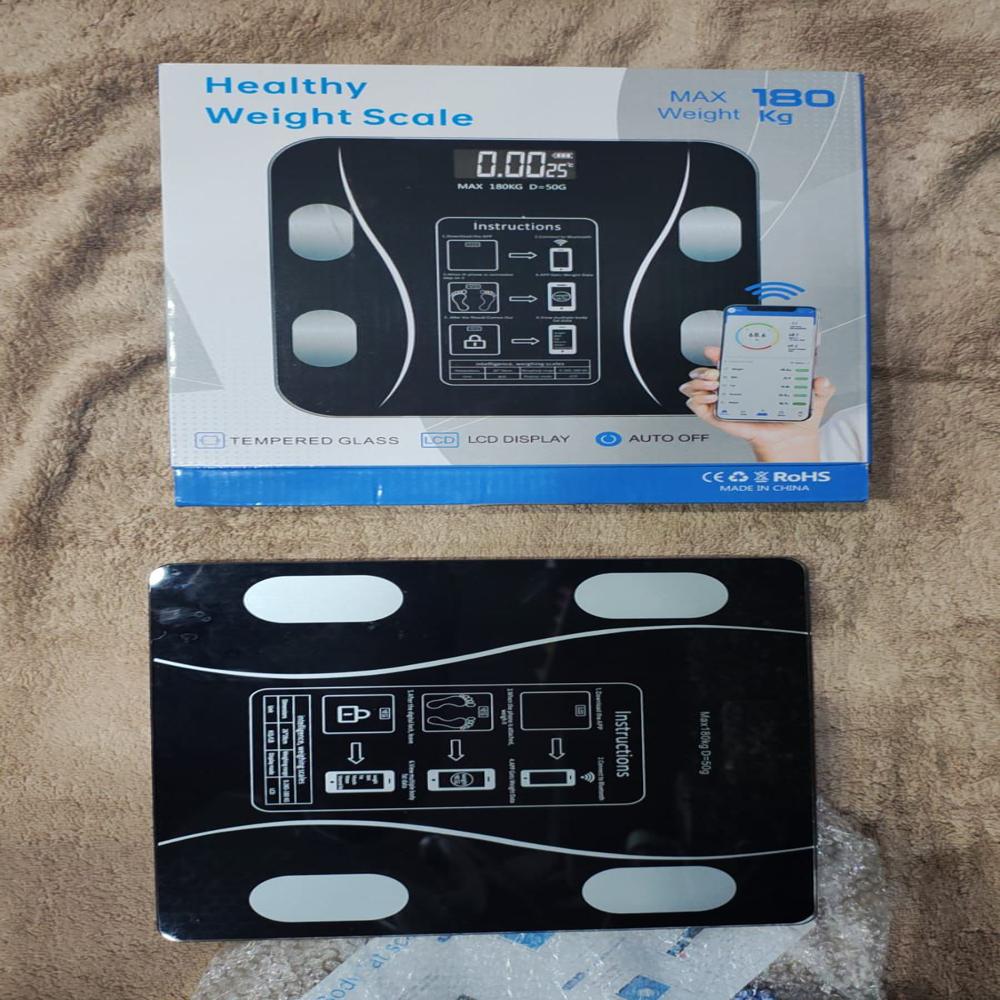 Bluetooth Weighing Scale - Color: Black