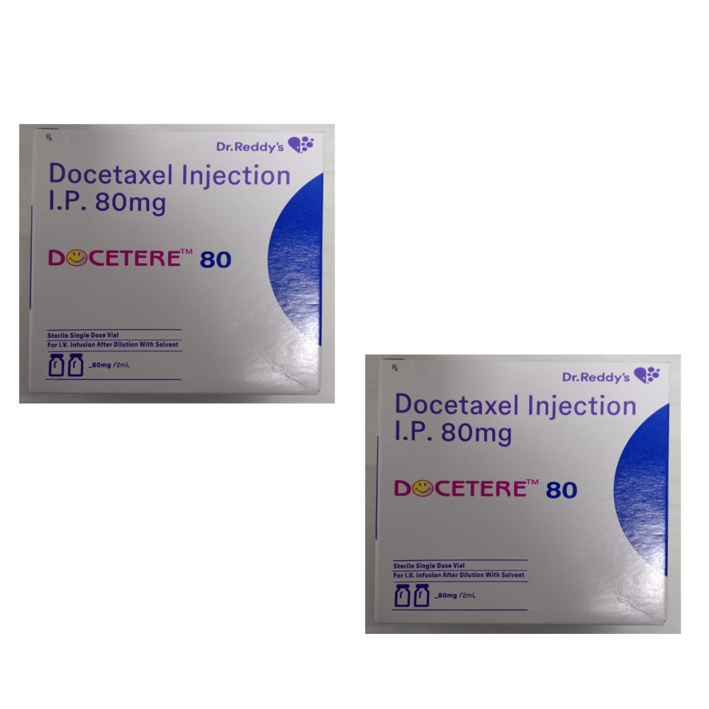 Docetere  Docetaxel Injection 80 mg