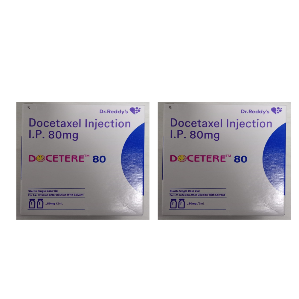 Docetere  Docetaxel Injection 80 mg
