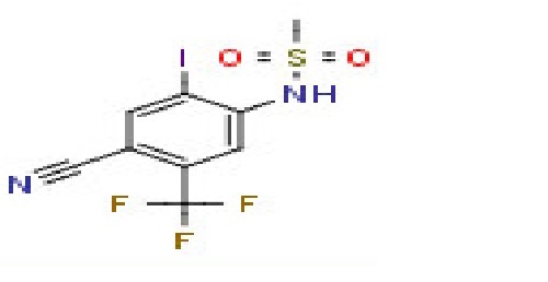 N-(4-Cyano-2-iodo-5-(trifluoromethyl)phenyl) methanesulfonamide