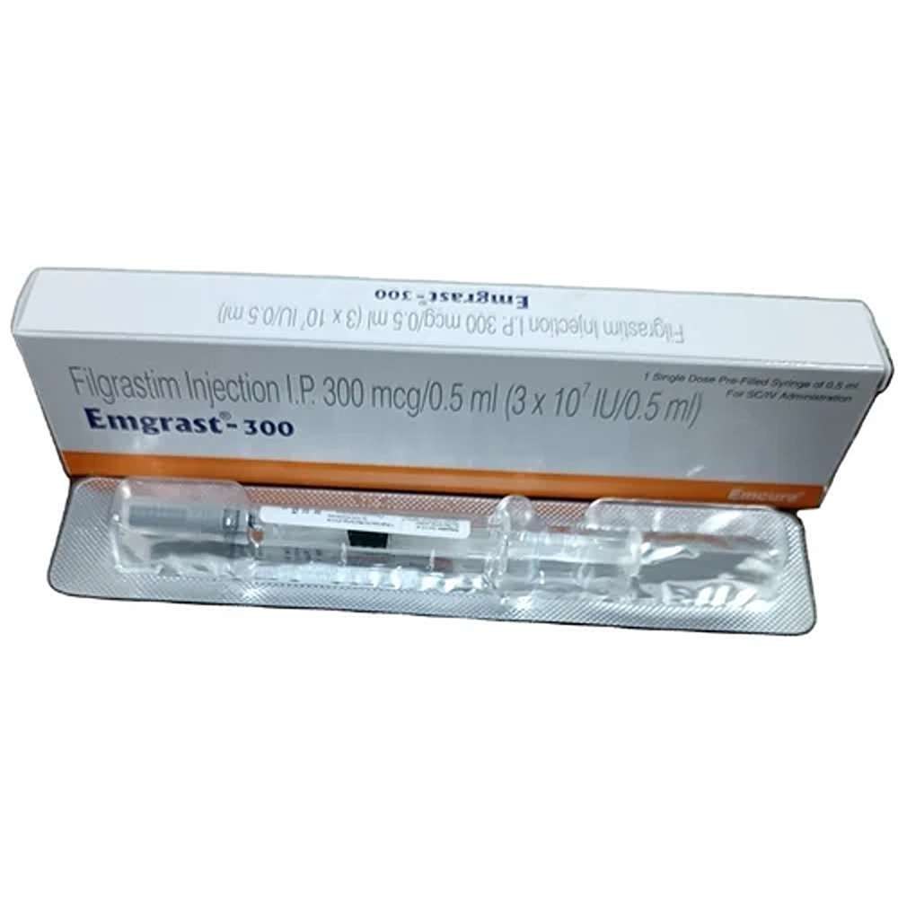 Emgrast Filgrastim Injection 300Mcg - Origin: India