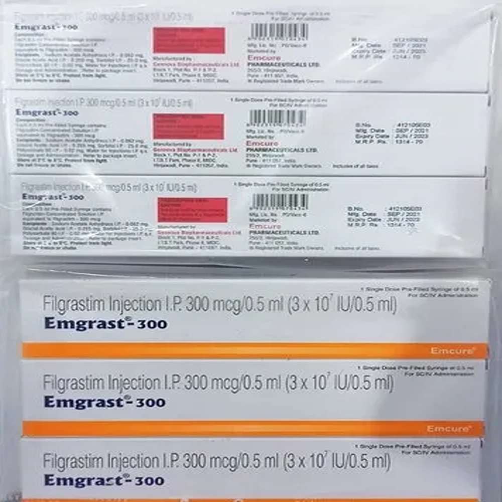 Emgrast  Filgrastim Injection 300mcg  
