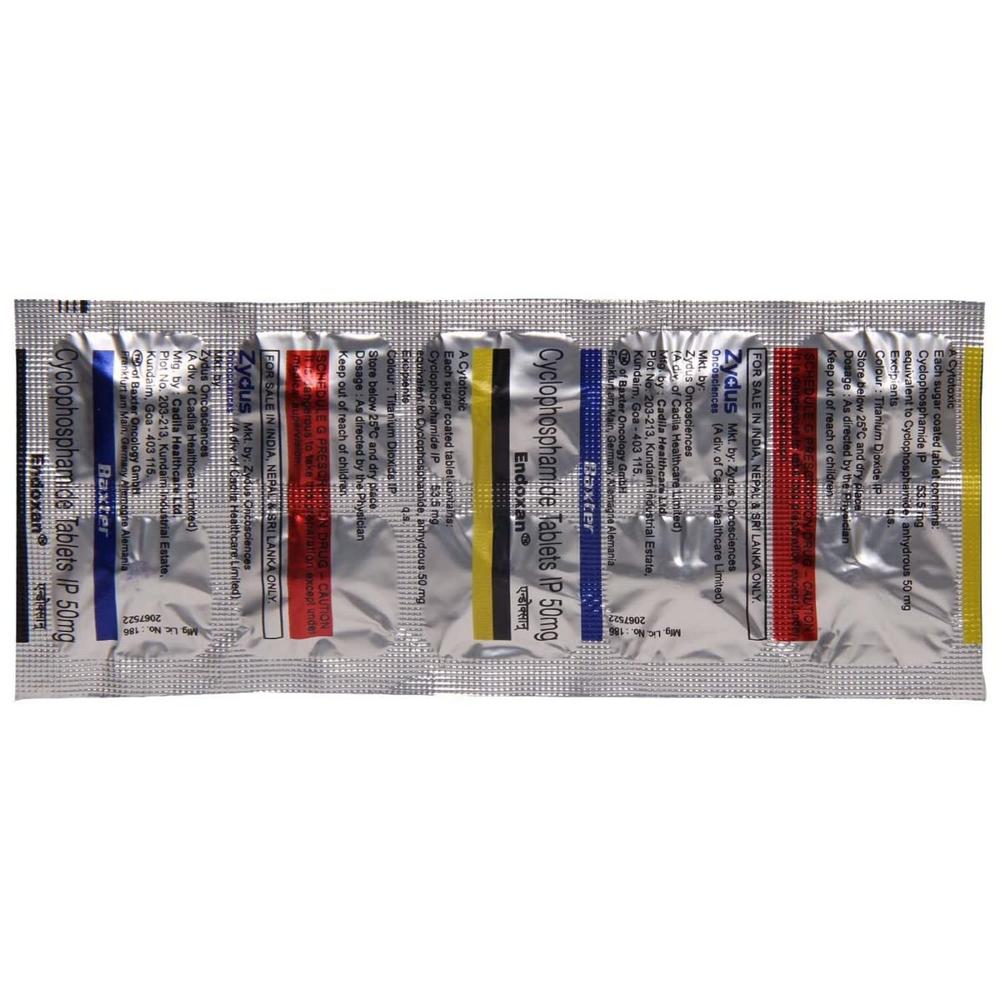 Endoxan  Cyclophosphamide  Tablet  50mg - Dosage Form: Injection