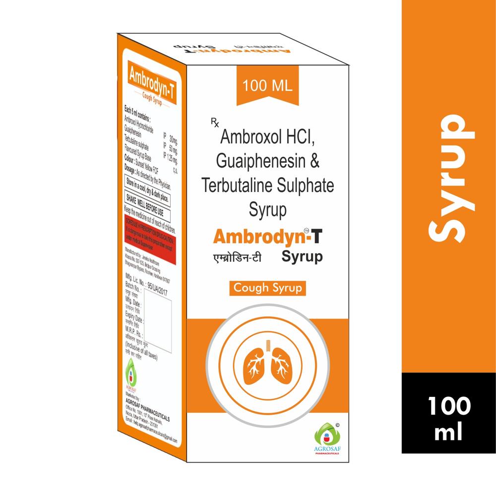 AMBRODYN T SYRUP - Ambroxol (30mg) + Guaiphenesin (50mg) + Terbutaline (1.25mg) / 5ml