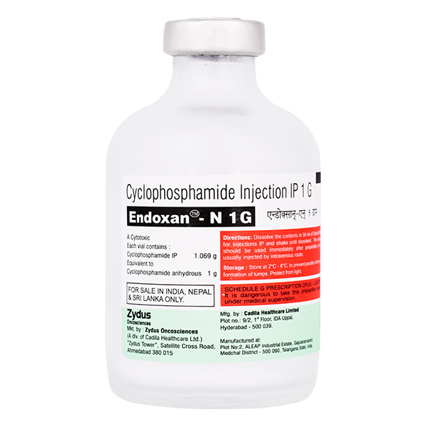 Endoxan N Cyclophosphamide Injection 1gm - Origin: India
