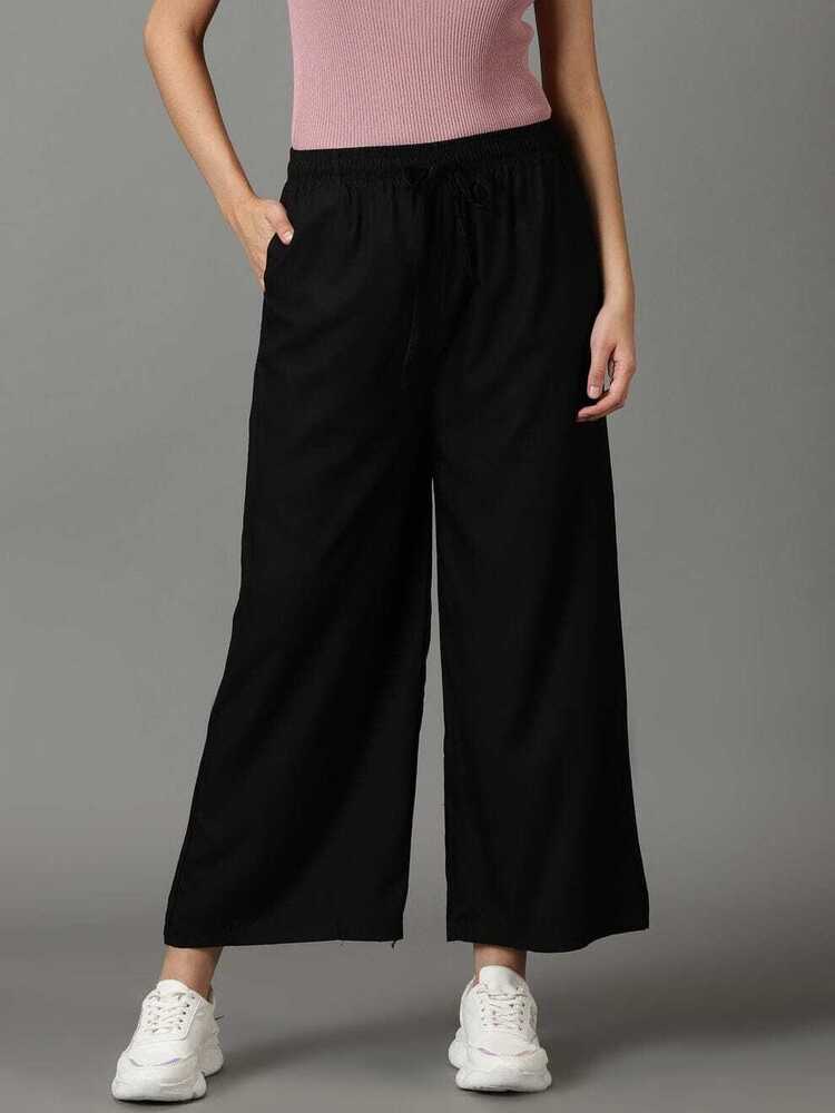 Womens Plazzo with Pocket full elastic