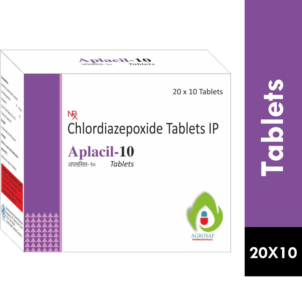 APLACIL 10MG TABLET - Chlordiazepoxide (10mg)