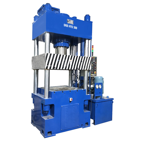Srb Hyd 300 4 Pillar Deep Draw Hydraulic Press - Nominal Force: 10A 6300 Tons